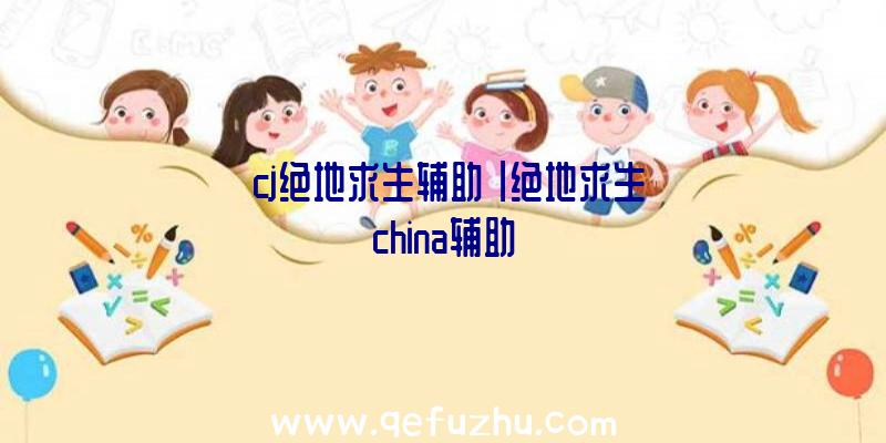 「cj绝地求生辅助」|绝地求生china辅助